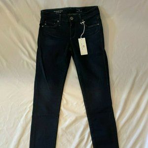AG Adriano Goldschmeid The Legging Ankle Super Skinny Jeans NWT Size 25